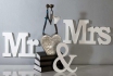 Lettres Mr. & Mrs. - 30cm, en bois 