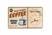 Kaffee Uhr - Retro 