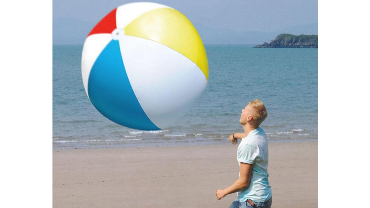 Ballon de plage gonflable géant