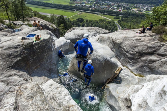 Canyoning Abenteuer - im Tessin  