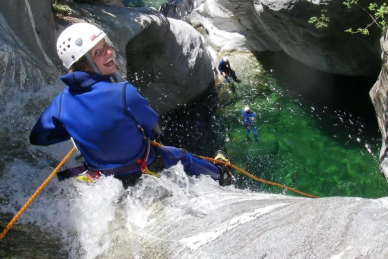 Canyoning Abenteuer - im Tessin 1 