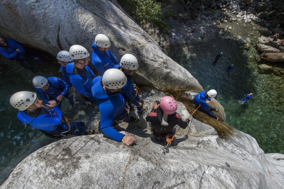 Canyoning Abenteuer - im Tessin 2 