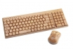 Tastiera di bambù - con il mouse wireless Bambuu 