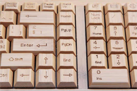 Clavier en bambou - Avec souris sans fil Bambuu 3 