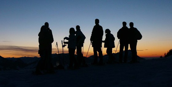 Schneeschuhwanderung - bei Mondschein mit Fondueplausch 3 