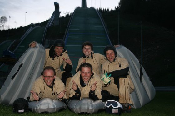 Descentes en airboard - Sur le tremplin de saut à ski d'Einsiedeln. pour 1 personne 6 