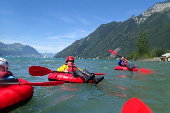 River Tubing - auf dem Vierwaldstättersee für 2 Personen 2 