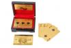 Premium Gold Pokerkarten - in edler Holzbox 2