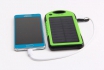 Solar Powerbank Grün - für Smartphone und USB-Geräte 2