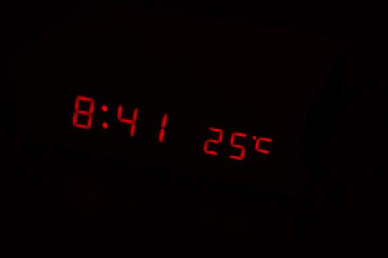 réveil LED wooden - Max bambou 3 