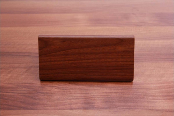 Wooden LED Wecker  - The Temple braun 2 