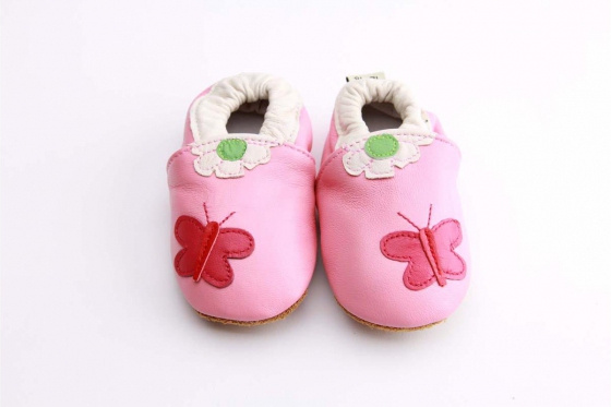 Chaussures bébé Butterfly Pink - 6 - 12 mois  