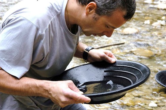 Goldwaschtag Jugendliche - Lockruf des Goldes am Napf 2 