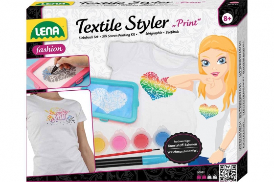 Siebdruck Set - Textilien selber gestalten  