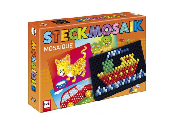 Steckmosaik - mit gelochten Vorlagen  