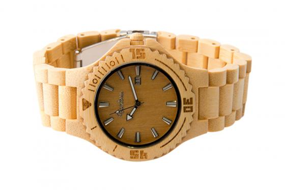 Bambuu Holzuhr - Bambus classic 2 