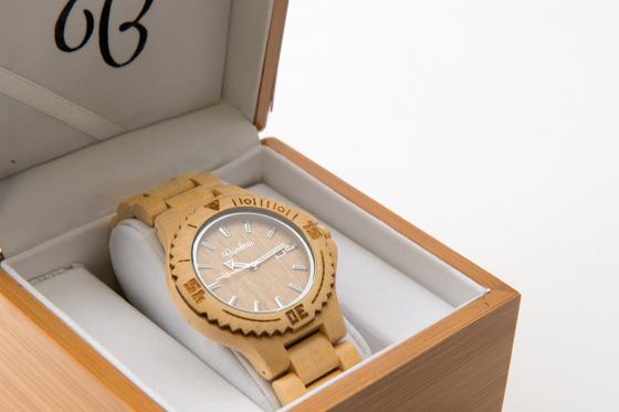 Bambuu Holzuhr - Bambus classic 3 