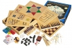 Collection de jeux en bois 100 - jeux de société, cartes, dés et Co. 