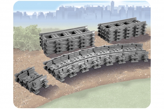 Flexible Schienen - LEGO® City 2 
