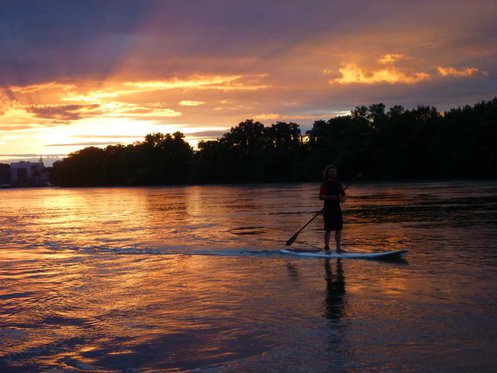 Stand Up Paddle Surfing - 2h-Grundkurs auf dem Rheinstausee 6 