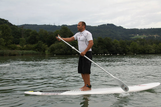 Stand Up Paddle Surfing - 2h-Grundkurs auf dem Rheinstausee 8 