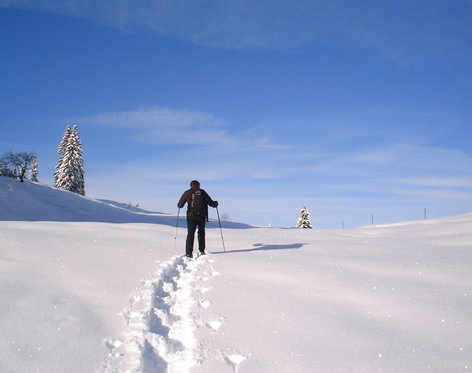 Schneeschuhwanderung für 2 - Schneeschuhtour Graubünden 1 