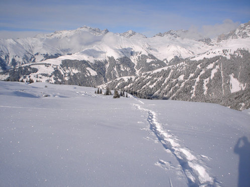 Schneeschuhwanderung für 2 - Schneeschuhtour Graubünden 2 