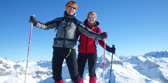 Schneeschuhwanderung für 2 - Schneeschuhtour Graubünden 5 