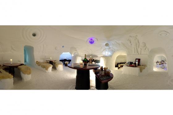 Fondue Deluxe dans un igloo - pour 2 personnes 5  Fondue Deluxe dans un igloo - pour 2 personnes 5
