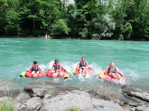 Descente de rivière en bouée - 90 minutes sur l'Aar 3 