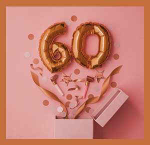 Geschenke zum 60. Geburtstag