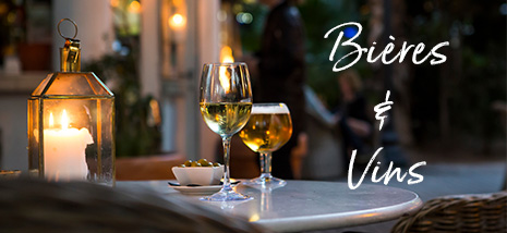 Bière et vin