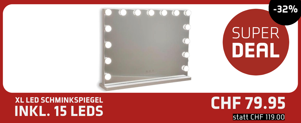 XL LED Schminkspiegel Black Friday