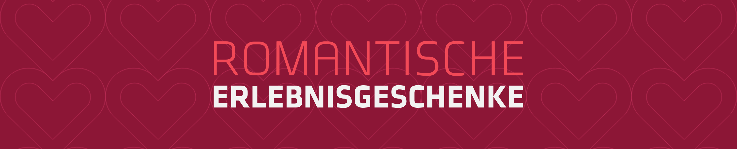 Romantische Erlebnisgeschenke