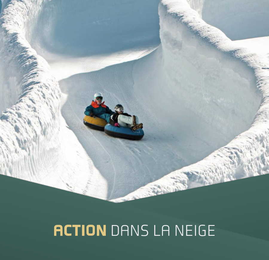 Action dans la neige