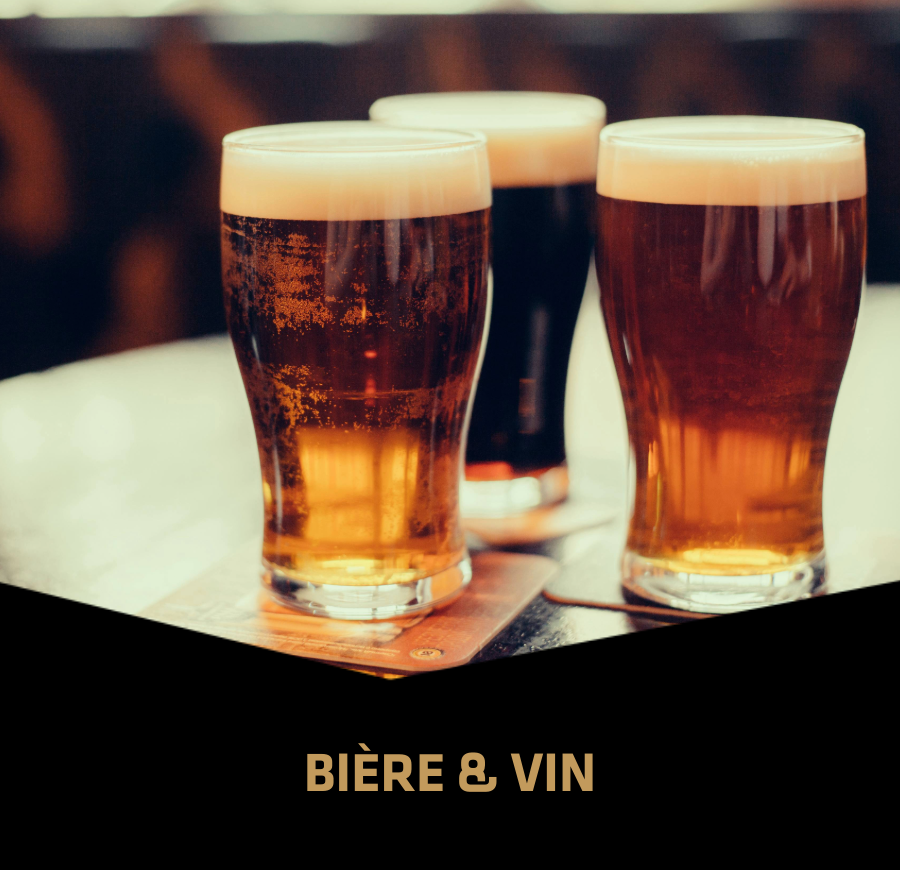 Bière et vin