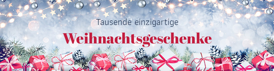 Tausende einzigartige Weihnachtsgeschenke