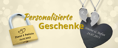 Geschenke mit gratis Gravur