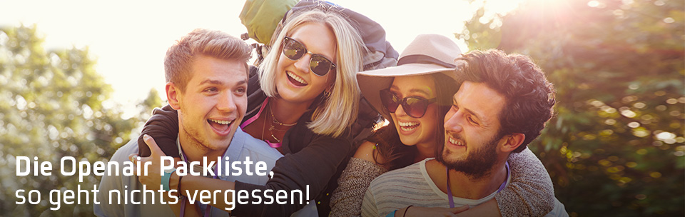 Openair Packliste