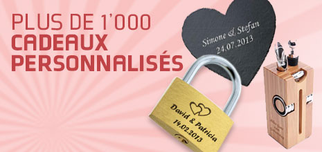 Cadeaux personnalisés