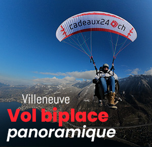 Vol biplace Léman