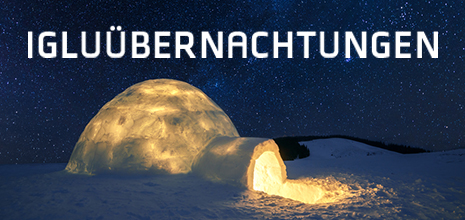 Geschenkgutschein Iglu Übernachtung mit Fondue