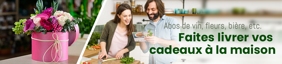 Livraison de cadeaux à la maison