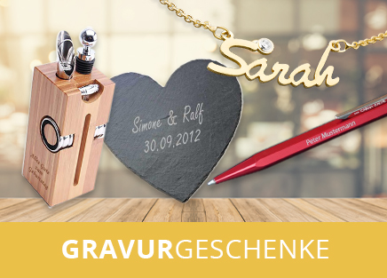 Geschenke mit Gravur