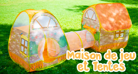 Maison de jeu et tentes