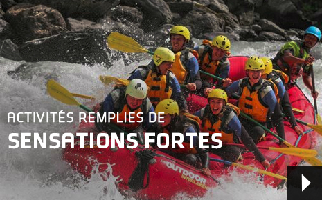 Activités avec action et adrénaline