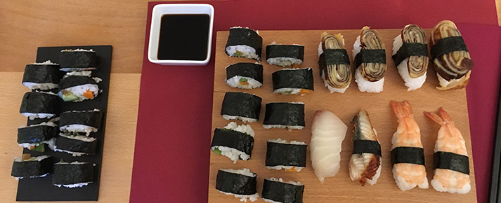 Erlebnisse testen - Sushi Kurs