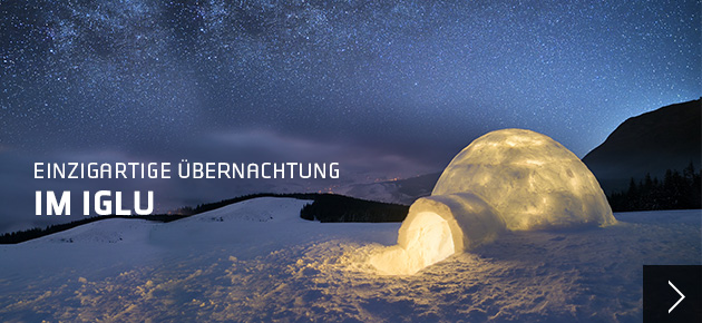 Iglu-Übernachtungen in der Schweiz