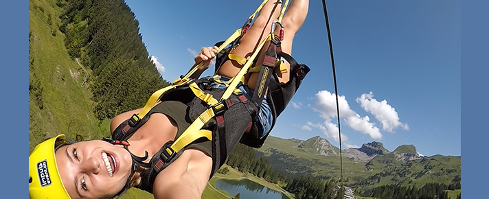 Erlebnisse testen - Flying Fox