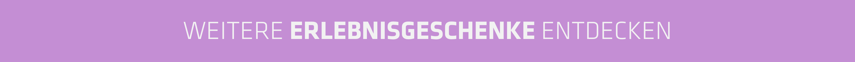 Weitere Erlebnisgeschenke entdecken